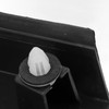 Rearview Triangle Molding Cover Black Front Mirror Side Corner Triangle