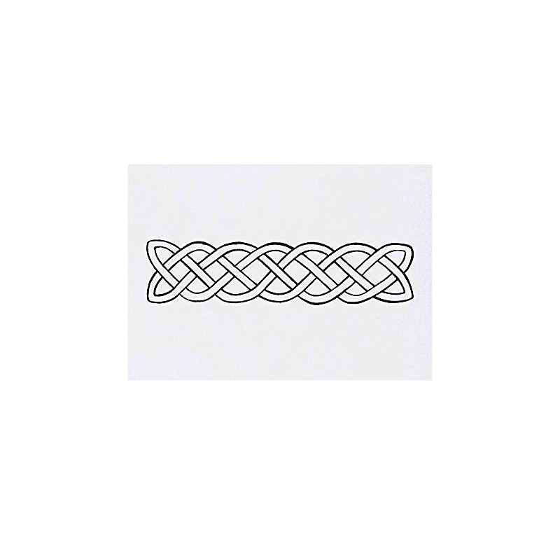 'Celtic Knotwork' Temporary Tattoo - Water Resistant, Skin-Safe, Non-Toxic Transfer