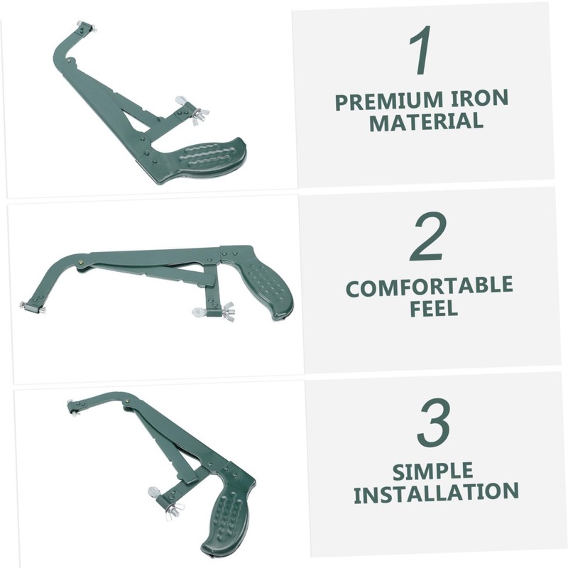 COHEALI Compact Hacksaw Frame Durable Construction for Woodworking Gardening and