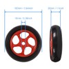 MOTO4U Motorcycle Stand Wheels Replacement for Front Lift Stand Rear