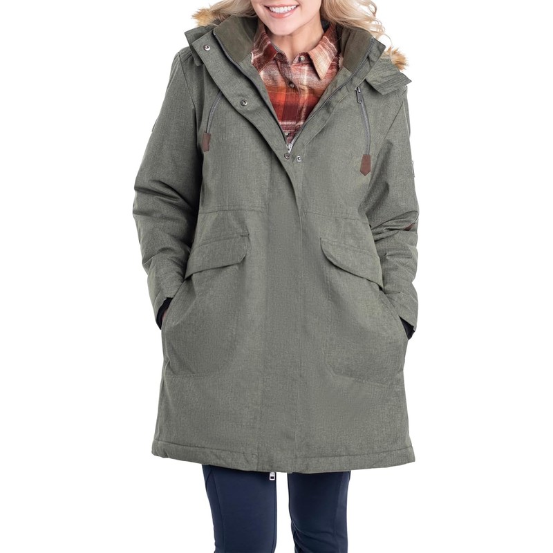 Legendary Whitetails Women's Anchorage Parka, Army, X-Small