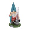 Relaxdays Gnome Rain Gauge Weather-Resistant Analogue Rain Indicator H x