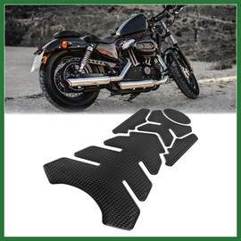 Motoforti Fuel Tank Protector PVC Rubber Pad Emblem Badge Sticker Long-lasting