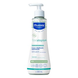 Mustela Stelatopia Crema Relipidizante Anticomezn para Piel Atpica, disminuye el enrojecimiento. Con 99 ingredientes de origen natural, 300ml         