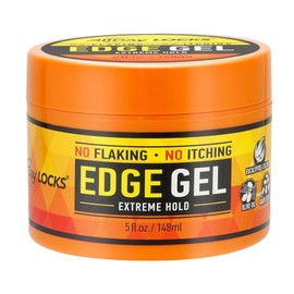 AllDay Locks Edge Gel | Extreme Hold Edge Control Gel | No Flaking, Itching, or Split Ends | Long Lasting Style for Braids, Locks, Twists, Cornrows | 5 oz