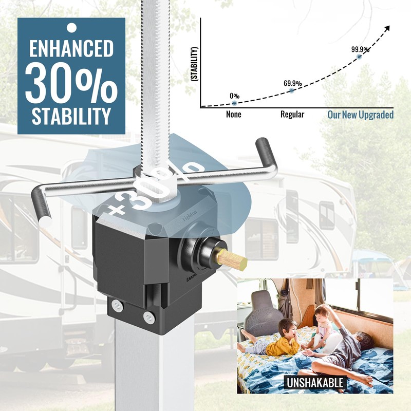 Adjustable Camper Slide Out Support Jacks from 13.8"-26.8", 2 PCS