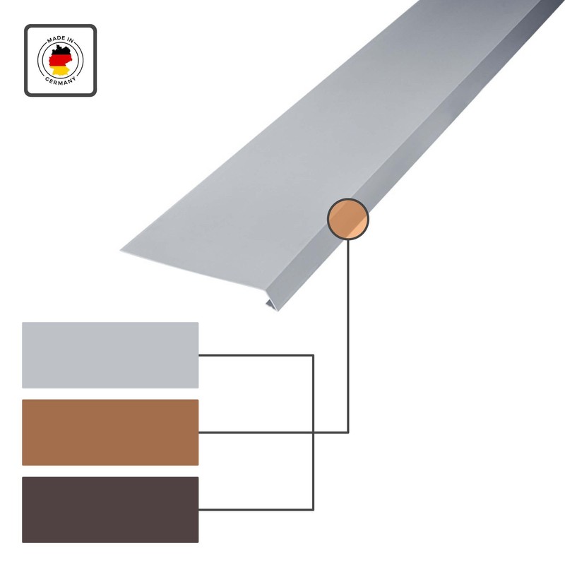 INEFA Roof Strip for Gutter, Edged on One Side, 2