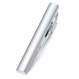 HONEY BEAR 1.57inch Mens/Boys Skinny Tie Clip Bar for Narrow Tie, Business Wedding Gift 4cm