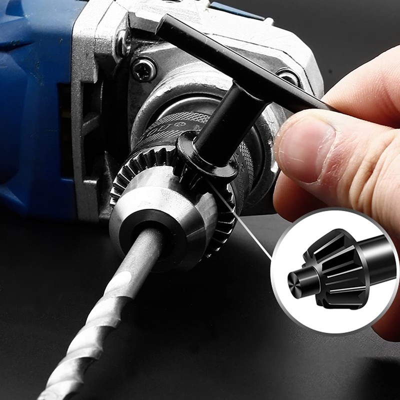LbsAMP 5 Pieces Drill Chuck Key Universal 4mm/6mm/10mm/13mm/16mm Pillar Drill