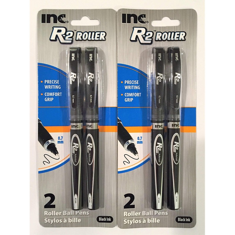 Inc. R-2 Roller Ball Pens (4 Count)