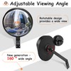 Arcylic Convex Mirror 12" Security Mirror, Adjustable Fixing Bracket Wide