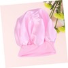 IWOWHERO Wide Side Elastic Satin Sleep Bonnet for Women Headband