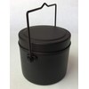 Maekawa Metal Barbecue Supplies, Black, Width 7.1 x Depth 6.1