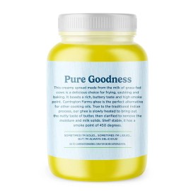 Carrington Farms Ghee Clarified Butter 54 oz Grass-Fed Lactose Free Paleo Keto