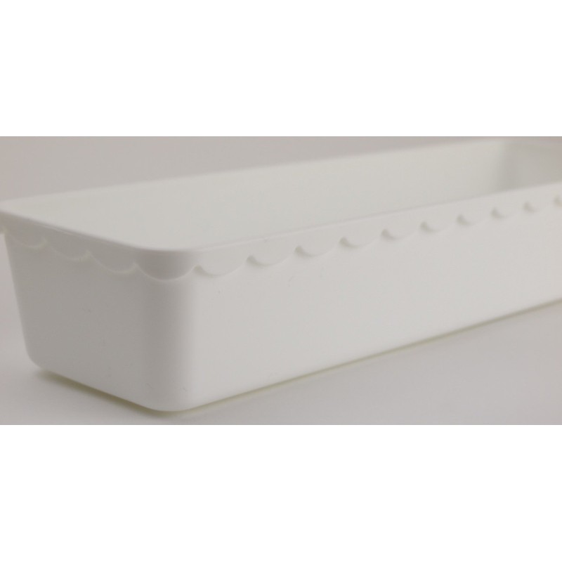 Pearl Metal Colors C-2862 Slim Storage, Large, White