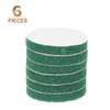 sourcing map 6pcs Scrubber Scouring Pads 180 Grits 3 Inch
