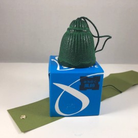 Kotobuki Japanese Wind Chime Nambu Iron Green Fusa Bell 485-042 Made in Japan