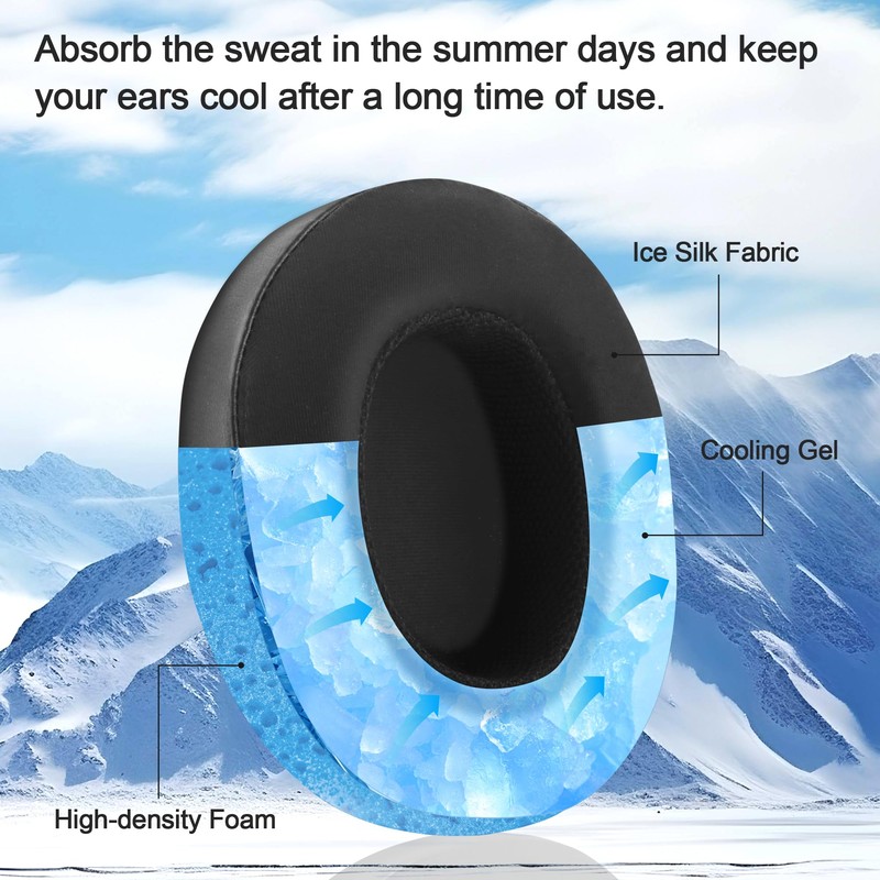 Replacement Earpads for Skullcandy Crusher EVO - Cooling Gel Earpads