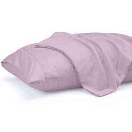 Utopia Bedding Queen Pillow Cases - 2 Pack - Envelope Closure - Soft Brushed Microfiber Fabric - Shrinkage and Fade Resistant Pillow Covers Queen Size 20 x 30 Inches (Queen, Lavender)