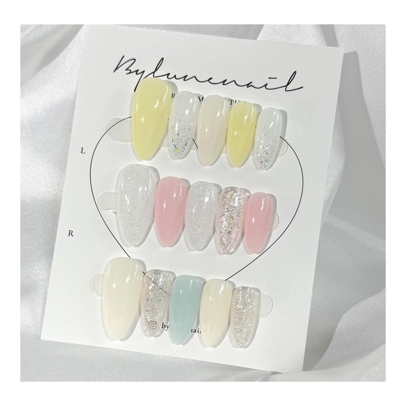 Full Coat-Spring Daily Handmade Nail Tips Nail Tips - Short
