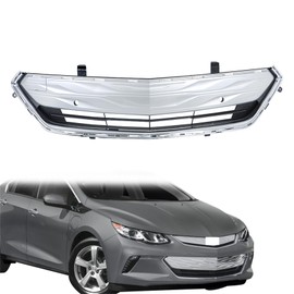 labwork Silvery Black Front Grille Lower with holes Replacement for Volt Premier 2016 2017 2018 2019
