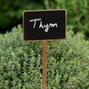 La cordeline CJNBA8 Pack of 5 Stained Wood Plant Labels