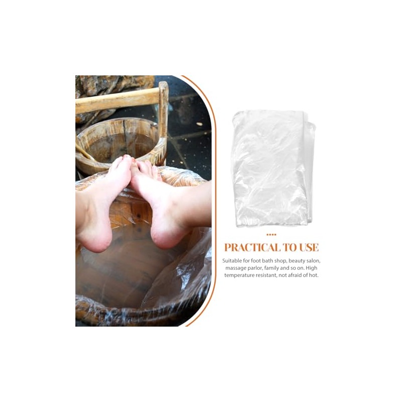 80pcs Disposable Pedicure Bags Waterproof Spa Pedicure Bags for Salon