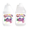 Colorations White & Clear Liquid Glue, 1 Gallon of Each