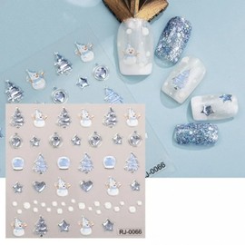 (Option 5D Christmas Petite Nail Sticker B (587))5D Christmas Petite Nail Sticker B / (옵션 5D 크리스마스 쁘띠 네일스티커 B (587))5D 크리스마스 쁘띠 네일스티커 B