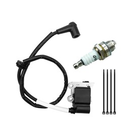 Ignition Coil with Spark Plug Replace 502846401 511492901 Fit for Husqvarna 150BF 350BF 150BT 350BT EBZ5100 EBZ5150 BB2250 Backpack Blower
