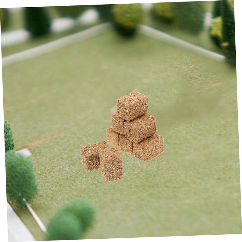 Operitacx 8pcs Haystack Model Yard Haystack Garden Haystack Small Prop
