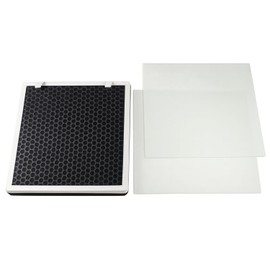 HQRP Vital 100 Replacement HEPA Filter compatible with LEVOIT Vital 100 Air Purifier, HEPA 3-Stage Activated Carbon Filter Set, Vital 100-RF Part
