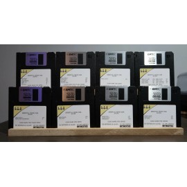 16Samples Ensoniq ASR-10 8 Disk Library Set Original Factory Sounds with Demos Floppy Disk