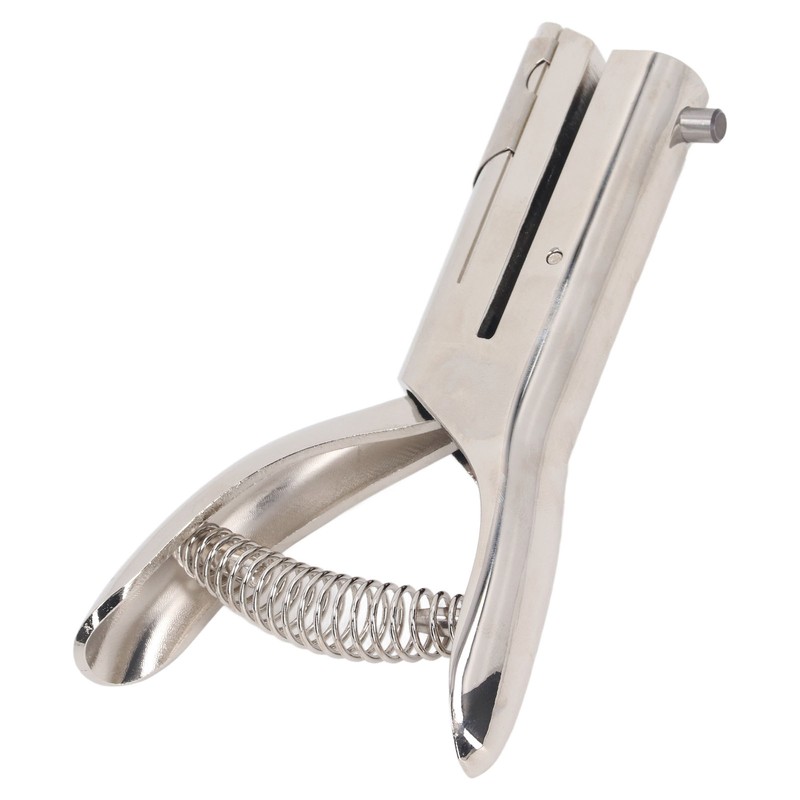 Heavy Duty Hand Held Hole Punch 6mm Dia Round Single