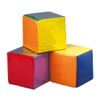 Dice with Pockets, Set of 3, Slip-in Pockets, Foam Cube,