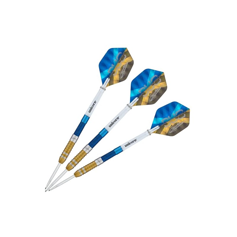 Unicorn Gary the Flying Scotsman Anderson Duo Darts Set, Blue,