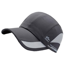 Buzz Selection CAP726 Hat, Cap, Sports, Mesh, Stylish, Running, Men's, Women's,, gray (dark gray), Free size