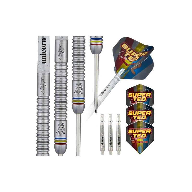 Unicorn Steel Tip Darts Set | Ted 'Super Ted' Evetts