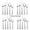 Pfaltzgraff Dawson Frost 20-Piece Stainless Steel Flatware Set, Service for