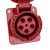 380415V 63A Industrial Connector 3P+N+E 5 Pin Oblique Plug IP67