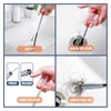 GDOMI Upgraded Drain Snake 76" with Hook, Plumbing Snake Auger