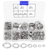 VooGenzek 270 Pieces External Teeth Star Lock Washers, Outer Tooth