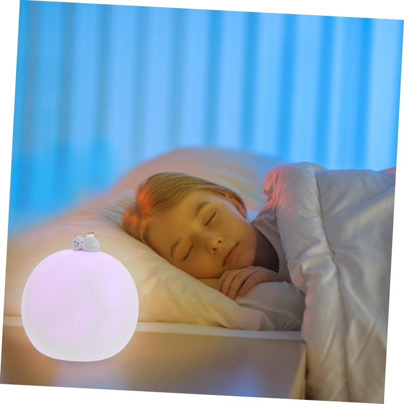 Levemolo 7 Changing Moon Lamp Night Light Small Night Lamp