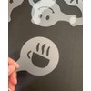 16-Pack Coffee Stencils Plastics Molds for Cookies Baking Dessert Cappuccino