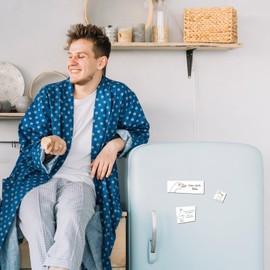 Gilbert the Goose Fridge Magnets with Cheeky Sayings, Eight Different Magnets for Miesepeter Funny Set Sayings Magnet Set Bad Luck Fridge Magnets Set Men