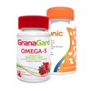 GranaGard, Punic Vitaminas C D3 Zinc, Duo Pack Omega 5