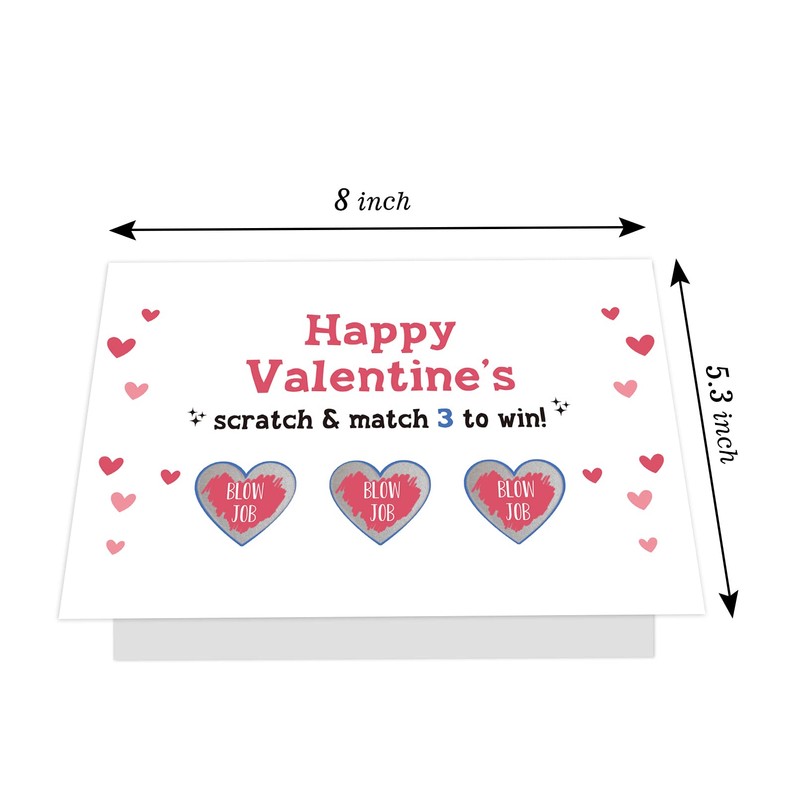 Ogeby Funny Valentines Day Card for Boyfriend Husband, Naughty Valentines