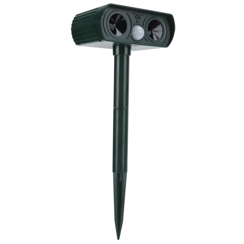 Solar Powered Ultrasonic Animal Repeller Wild Boar Cat Dog Repellent