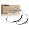 A-Premium Automatic Transmission Oil Cooler Line Hose Assembly Compatible with