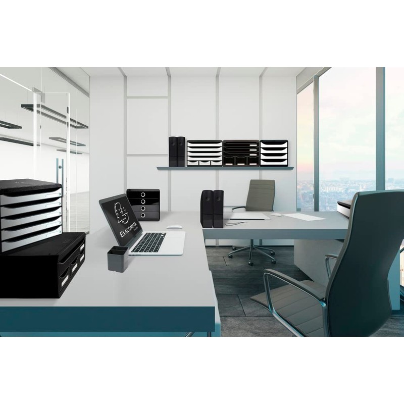 Exacompta - Ref 113227D - Office Letter Tray Combo Midi